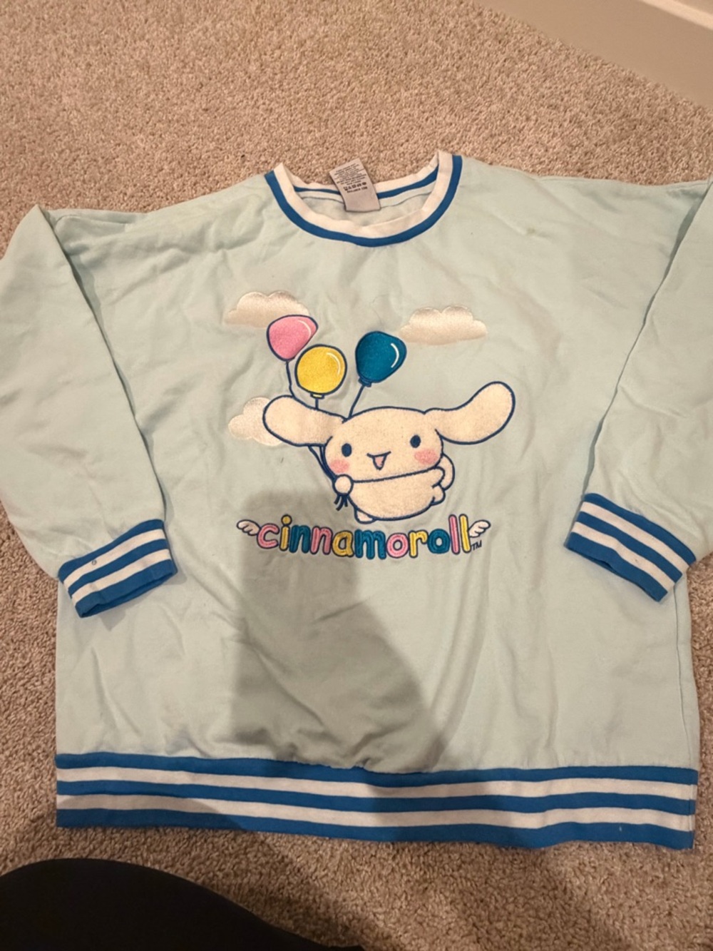 Cinnamoroll Light Blue Crewneck Sweatshirt